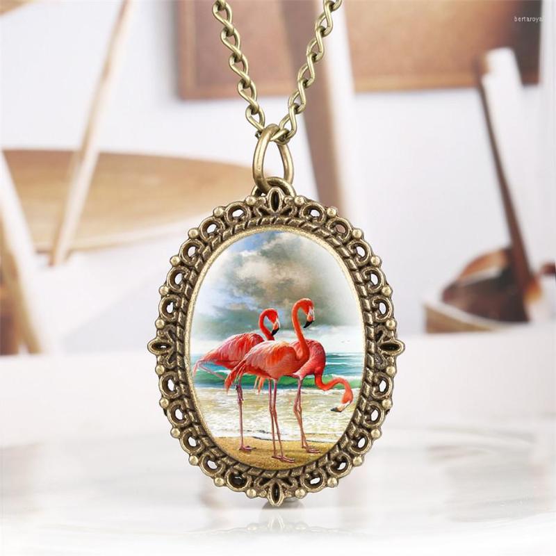 Pocket Watches Small Dial Flamingo Patch Pattern Watch For Kid Girl Vintage Elegant Women Necklace Pendant 2023 Arrival, Picture shown
Pocket Watches Small Dial Flamingo Patch Pattern Watch For Kid Girl Vintage Elegant Women Necklace Pendant 2023 Arrival, Picture shown