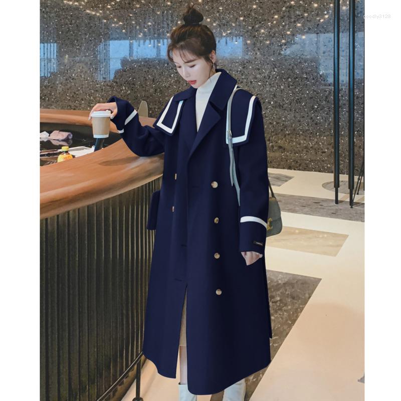Women's Wool Fashion Navy Collar Coat Women 2023 Autumn Winter Korean Windbreaker Type Woolen Double Breasted Belt Overcoat, Bean green
Women's Wool Fashion Navy Collar Coat Women 2023 Autumn Winter Korean Windbreaker Type Woolen Double Breasted Belt Overcoat, Bean green