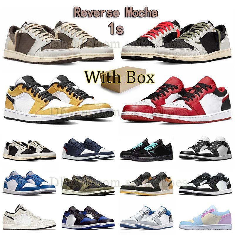 With Box luxury basketball shoes jumpman 1 low chicago 1s reverse mocha laser orange ts og olive men women sneaker tiffany blue panda arctic punch unc outdoor trainers, E40 36-47 concord
With Box luxury basketball shoes jumpman 1 low chicago 1s reverse mocha laser orange ts og olive men women sneaker tiffany blue panda arctic punch unc outdoor trainers, E40 36-47 concord
