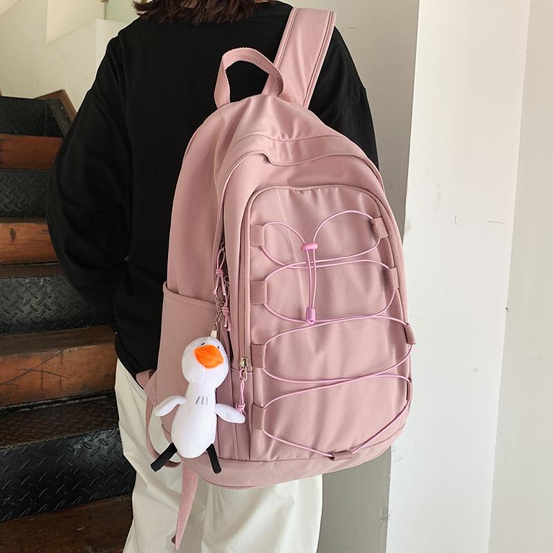 Backpack Fashion Drawstring Women Female Solid Color School Bag For Teenage Girl Shoulder Unisex Laptop, Beige
Backpack Fashion Drawstring Women Female Solid Color School Bag For Teenage Girl Shoulder Unisex Laptop, Beige