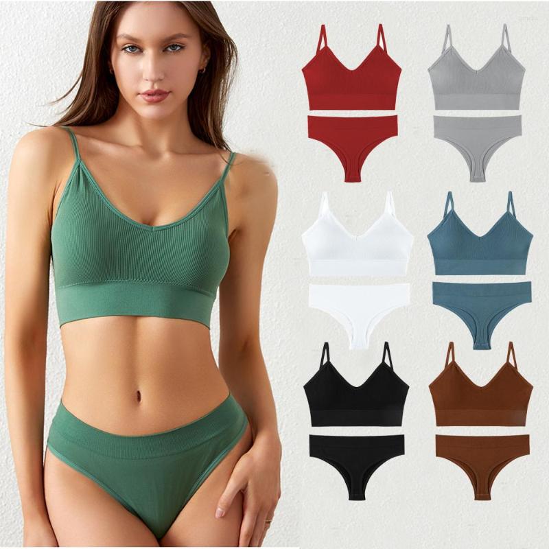 Bras Sets Women Cotton Bra Set Seamless Sexy Thong Low Waist Panties Wire Free Sport Comfort Lingerie Female Underwear, Turquoise
Bras Sets Women Cotton Bra Set Seamless Sexy Thong Low Waist Panties Wire Free Sport Comfort Lingerie Female Underwear, Turquoise
