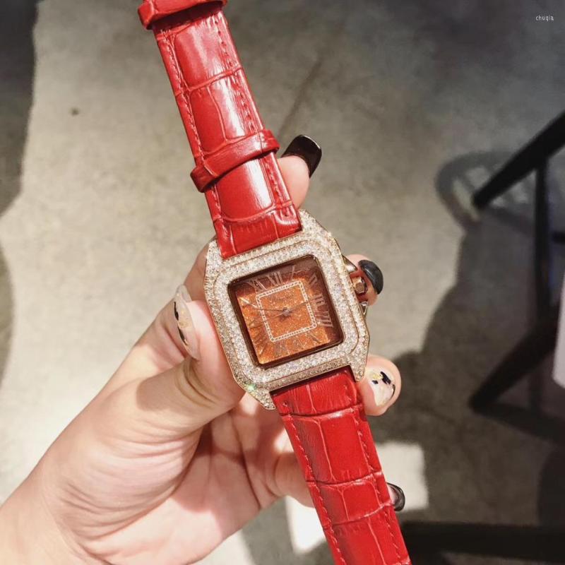 Wristwatches Fashion Square Watches For Women Blingbling Crystals Roman Wrist Watch Vintage Brand Party Dress Quartz Waterproof Leather, Pink
Wristwatches Fashion Square Watches For Women Blingbling Crystals Roman Wrist Watch Vintage Brand Party Dress Quartz Waterproof Leather, Pink