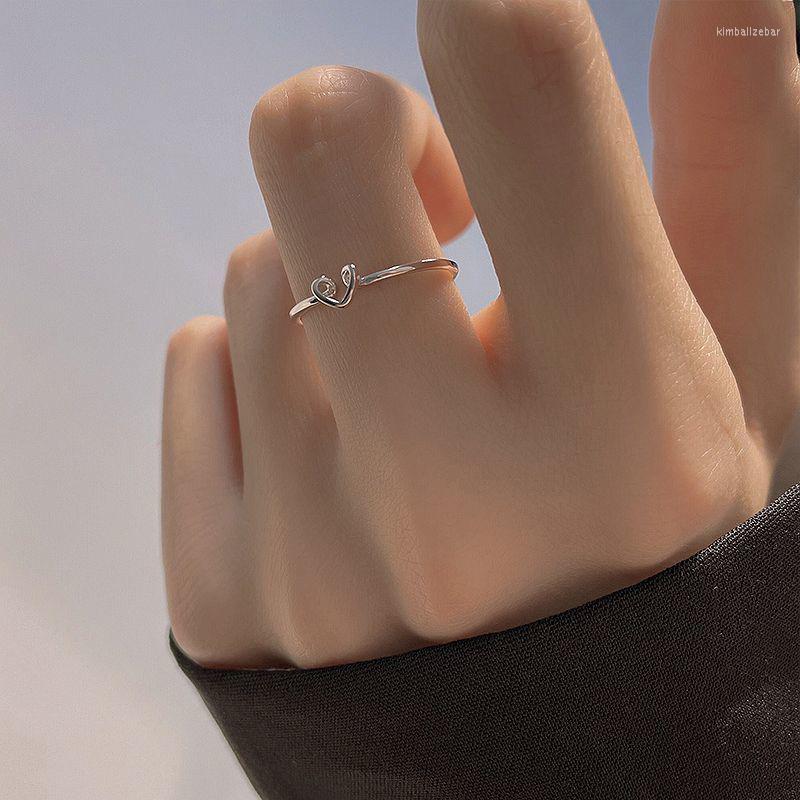 Wedding Rings Love Heart Women Opening Luxury Fashion All-match Simple Personality Adjustable Men Couple Jewelry Accessories Engagement 
Wedding Rings Love Heart Women Opening Luxury Fashion All-match Simple Personality Adjustable Men Couple Jewelry Accessories Engagement