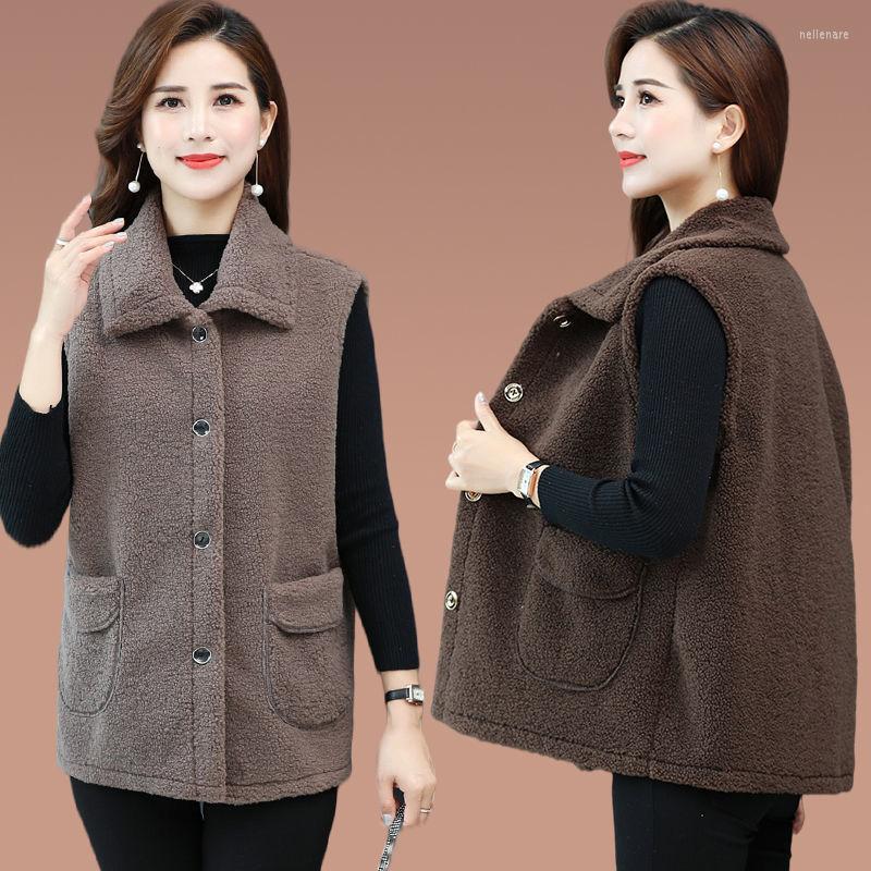 Women's Vests 2023 Autumn Winter Middle Aged And Elderly Women Vest Waistcoat Thermal Warm Thick Fleece Sleeveless Jacket Outerwear E56, Coffee
Women's Vests 2023 Autumn Winter Middle Aged And Elderly Women Vest Waistcoat Thermal Warm Thick Fleece Sleeveless Jacket Outerwear E56, Coffee