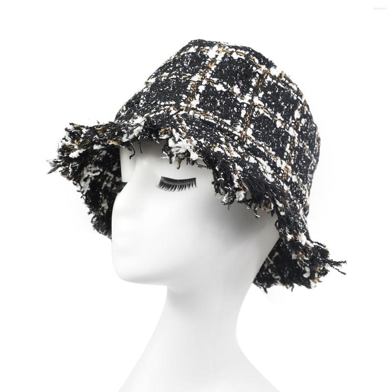 Berets Women Black Red Orange Beige Checked Sequins Bucket Hat Winter Hats Raw Edges Fisherman Girls Plaid Tweed, Beige tone
Berets Women Black Red Orange Beige Checked Sequins Bucket Hat Winter Hats Raw Edges Fisherman Girls Plaid Tweed, Beige tone