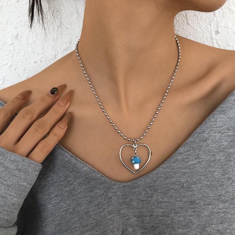 Chains Lalynnly Cute Mushroom Drop Necklace For Women Girl Clavicle Chain Pendant Necklaces Bride Wedding Jewelry Gifts Wholesale N8984
Chains Lalynnly Cute Mushroom Drop Necklace For Women Girl Clavicle Chain Pendant Necklaces Bride Wedding Jewelry Gifts Wholesale N8984
