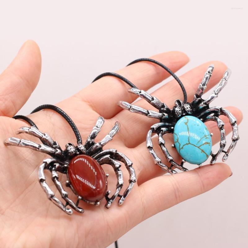 Chains Style Natural Shell Alloy Necklace Spider-Shaped Brooch Pendant Leather Cord 2MM Charms For Elegant Women Love Romantic Gift
Chains Style Natural Shell Alloy Necklace Spider-Shaped Brooch Pendant Leather Cord 2MM Charms For Elegant Women Love Romantic Gift