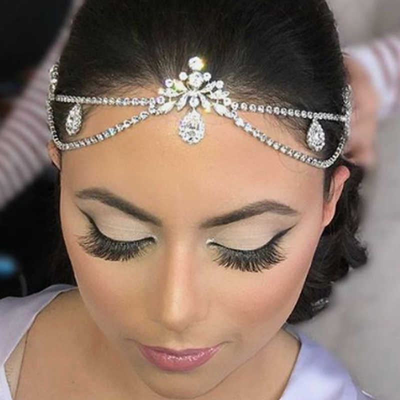 Bling Crystal Hair Band Adjustable Hairclip Zircon Hair Pin New Bride Wedding Chain Ethnic Style Full Diamond Multi Layered Accessories Head Wear Headdress Jewelry
Bling Crystal Hair Band Adjustable Hairclip Zircon Hair Pin New Bride Wedding Chain Ethnic Style Full Diamond Multi Layered Accessories Head Wear Headdress Jewelry