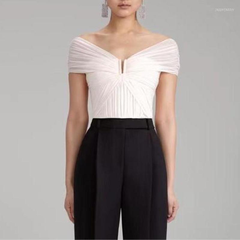 Women's T Shirts Women Folded Slim Mesh Top V Neck Short Sleeve Lady Mini Tops, Beige
Women's T Shirts Women Folded Slim Mesh Top V Neck Short Sleeve Lady Mini Tops, Beige
