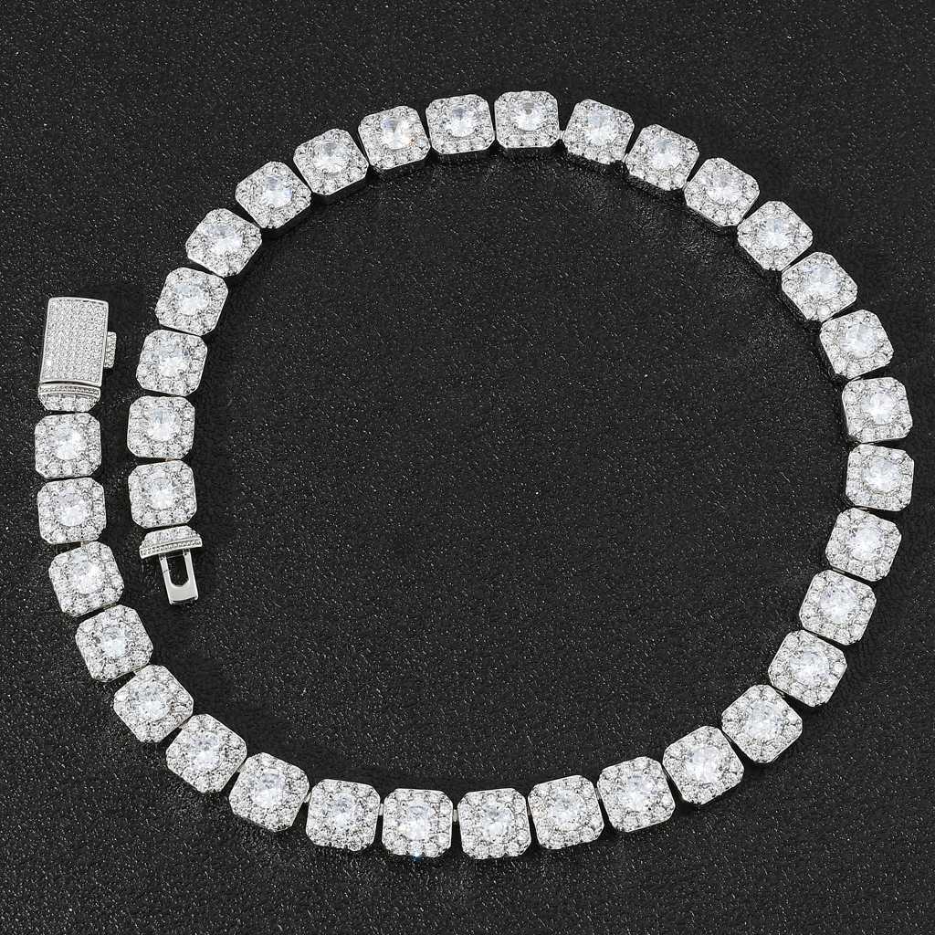 Pass Diamond Tester Hip Hop Jewelry 13mm Vvs Moissanite Diamond 925 Silver Iced Out Tennis Chain Necklaces
Pass Diamond Tester Hip Hop Jewelry 13mm Vvs Moissanite Diamond 925 Silver Iced Out Tennis Chain Necklaces