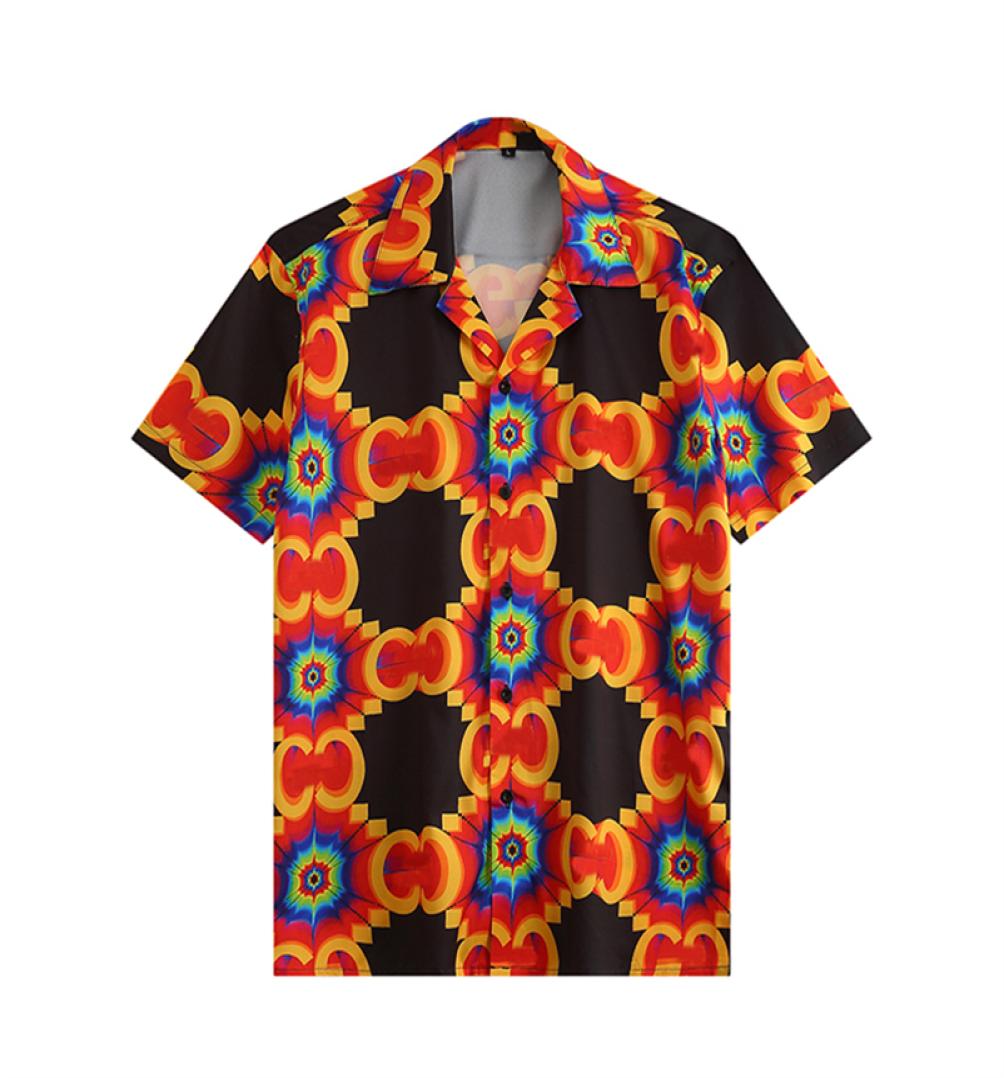 2022 Mens Summer Designer Shirts Fashion BAROCCOFLAGE Hawaii Floral Print Casual Shirt Men Slim Fit Short Sleeve Beach Clothing4350787, Beige
2022 Mens Summer Designer Shirts Fashion BAROCCOFLAGE Hawaii Floral Print Casual Shirt Men Slim Fit Short Sleeve Beach Clothing4350787, Beige
