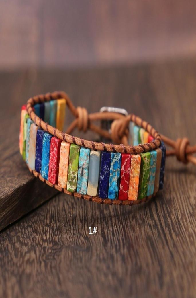 Gem Stone Beaded Strands Friendship Bracelets Adjustable Braided Natural Square Beads Leather Cords Fashion Jewelry Accessories Gi5205393
Gem Stone Beaded Strands Friendship Bracelets Adjustable Braided Natural Square Beads Leather Cords Fashion Jewelry Accessories Gi5205393