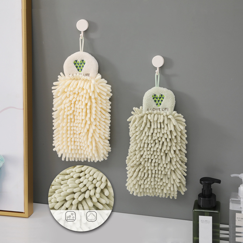 Chenille Soft Hand Towels Home Super Absorbent Eco-Friendly Wipe Cloth with Hanging Loops Kitchen Bathroom Accessories Towel, Multi color
Chenille Soft Hand Towels Home Super Absorbent Eco-Friendly Wipe Cloth with Hanging Loops Kitchen Bathroom Accessories Towel, Multi color