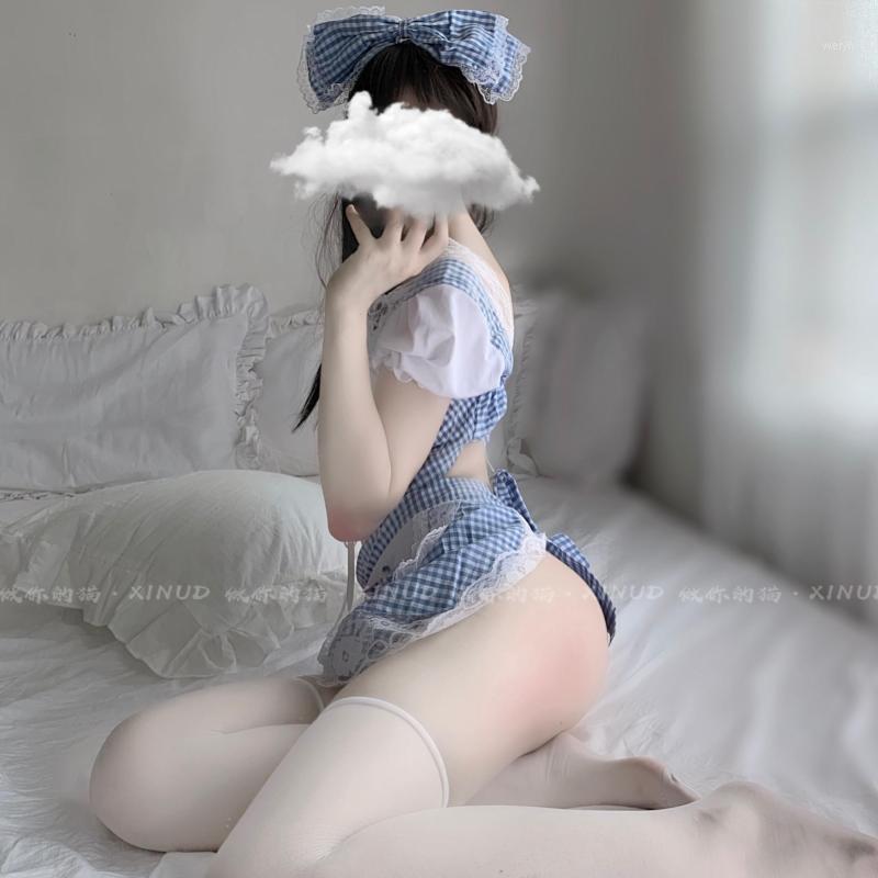 Bras Sets Sexy Lingerie Extreme Temptation Student Uniform Couple Life Passion Provocative Role Playing Pajamas Sao Suit Female, Blue
Bras Sets Sexy Lingerie Extreme Temptation Student Uniform Couple Life Passion Provocative Role Playing Pajamas Sao Suit Female, Blue