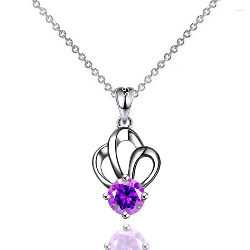 Pendant Necklaces High Quality Design Silver Color Zircon Ladies Charm Chain Necklace Jewelry Gift For Girls CY701
Pendant Necklaces High Quality Design Silver Color Zircon Ladies Charm Chain Necklace Jewelry Gift For Girls CY701