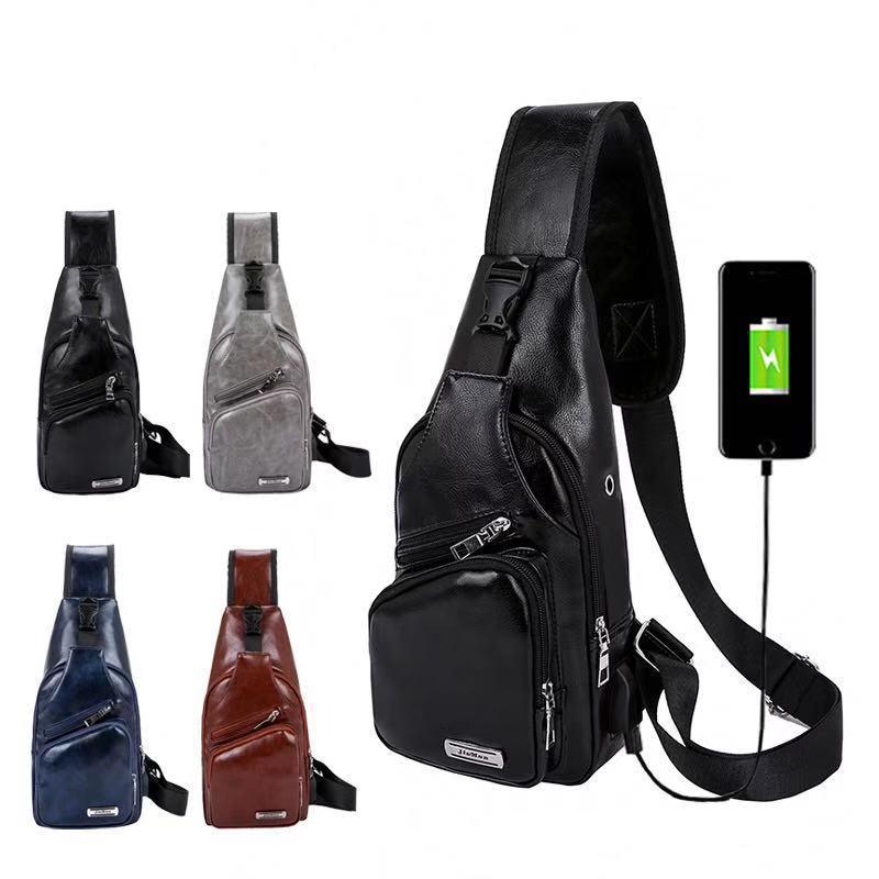 Waist Bags Men's Chest Bag Crossbody Designer Messenger Shoulder Pack USB Charging Travel Backbag With Headphone Hole, Black
Waist Bags Men's Chest Bag Crossbody Designer Messenger Shoulder Pack USB Charging Travel Backbag With Headphone Hole, Black