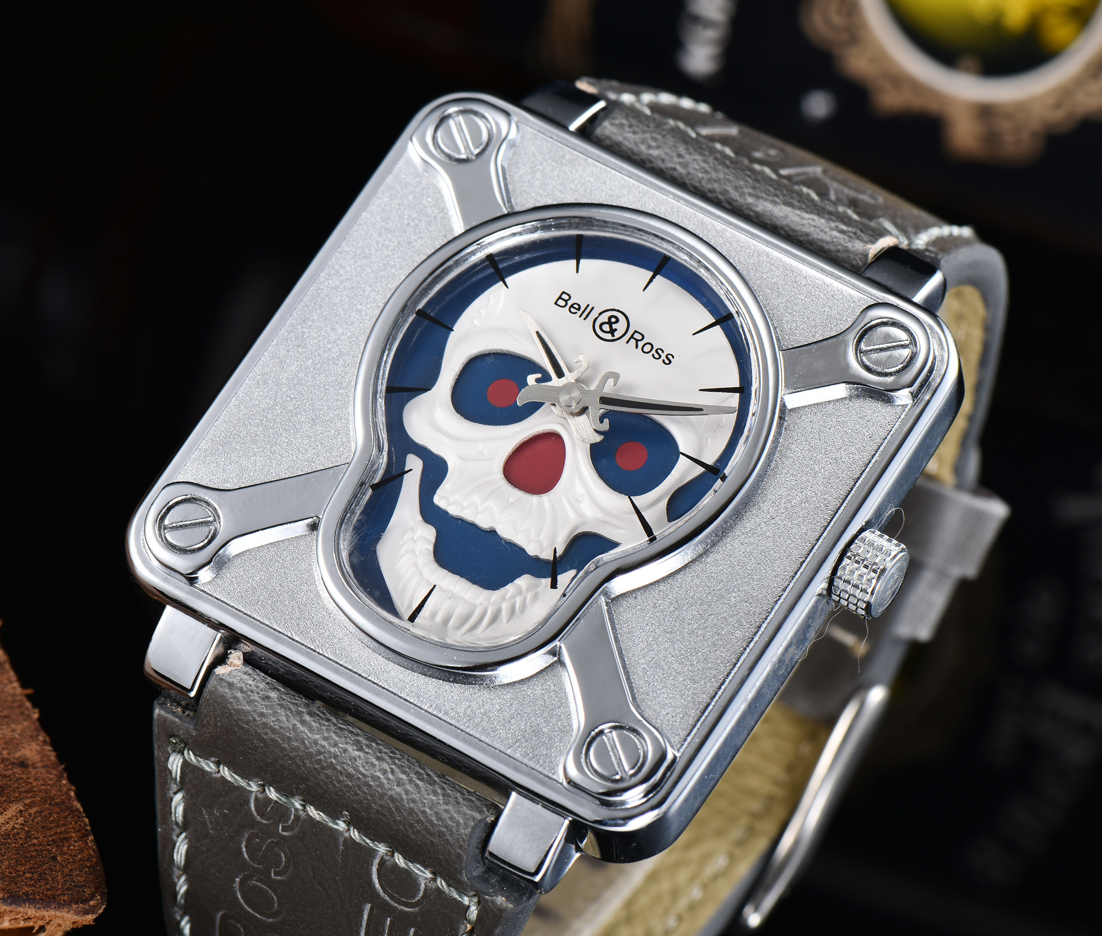 BR Men's Watch Pirate Theme Watch Personalized Fashion Watch Precision Walking Gift Watch
BR Men's Watch Pirate Theme Watch Personalized Fashion Watch Precision Walking Gift Watch