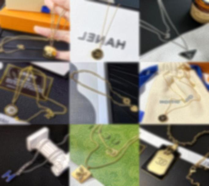 Classic Necklace Designer Jewelry Fashion Choker Elegant Necklace Pendants 18K Gold Plated 925 Silver Plated Stainless Steel Jewel9079298
Classic Necklace Designer Jewelry Fashion Choker Elegant Necklace Pendants 18K Gold Plated 925 Silver Plated Stainless Steel Jewel9079298