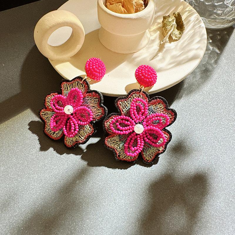 Dangle Earrings 2023 Creative Fashion Seed Beaded Cloth Flower Boho Drop Ladies Party Gift Jewelry Accessories Earring For Women
Dangle Earrings 2023 Creative Fashion Seed Beaded Cloth Flower Boho Drop Ladies Party Gift Jewelry Accessories Earring For Women