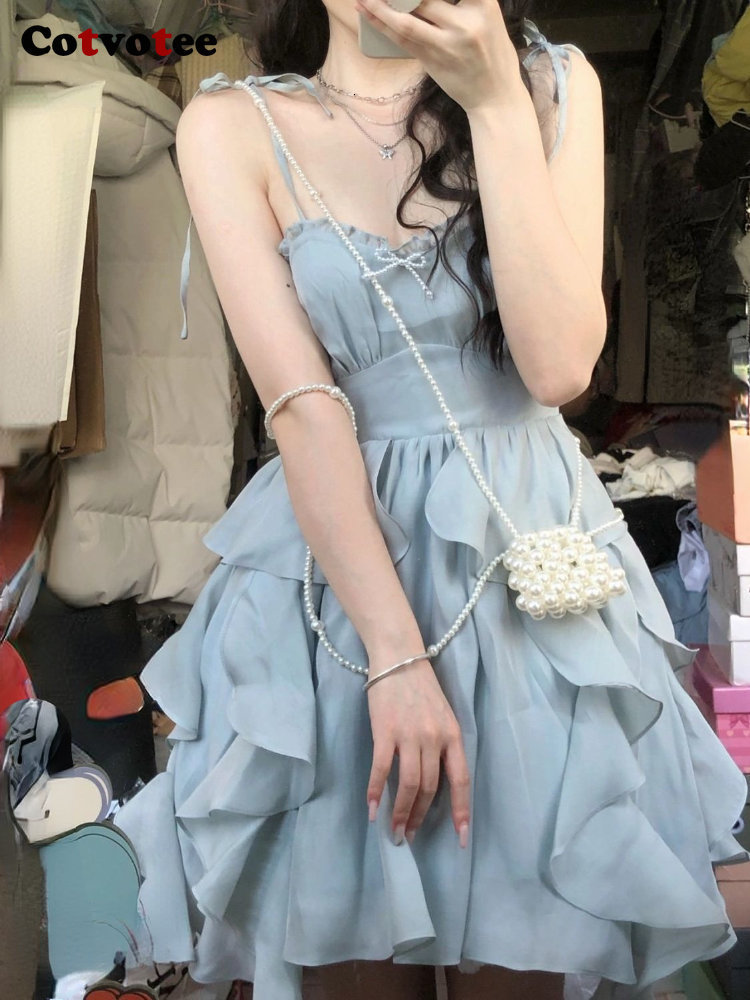 Casual Dresses Cotvotee Elegant Camis for Women 2023 Sexy Strapless Backless Ruffles Slim Fashion Mini A Line Party 230512, Blue
Casual Dresses Cotvotee Elegant Camis for Women 2023 Sexy Strapless Backless Ruffles Slim Fashion Mini A Line Party 230512, Blue