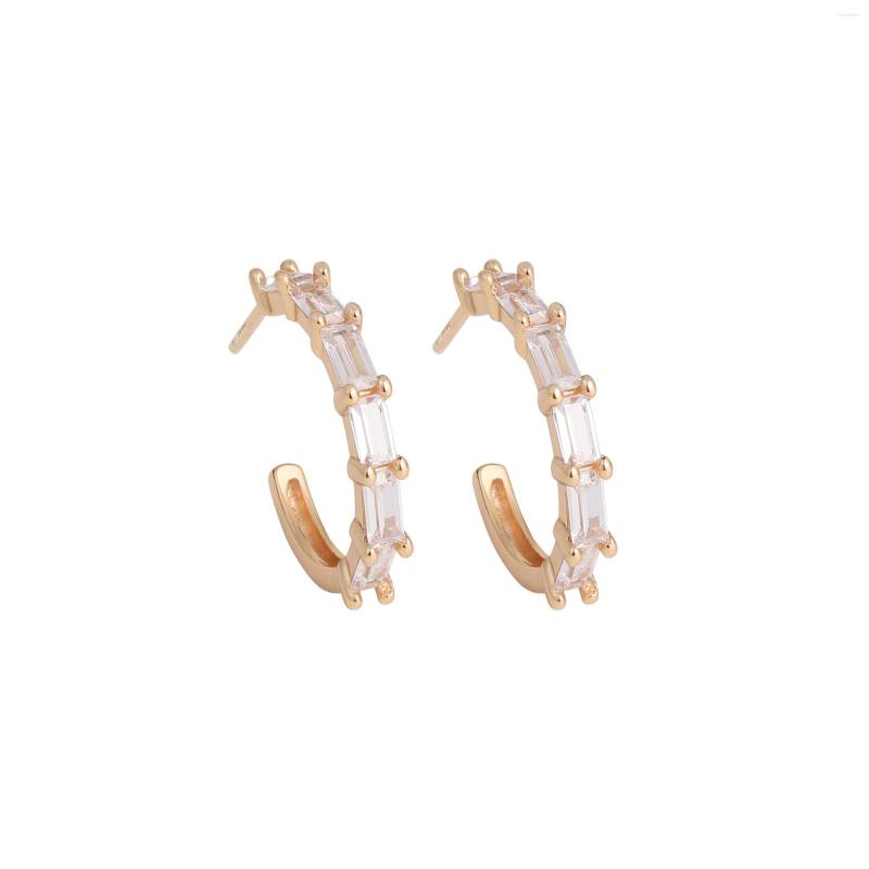 Hoop Earrings 925 Sterling Silver Simple Temperament 2023 Fashion Single Row Zircon Female
Hoop Earrings 925 Sterling Silver Simple Temperament 2023 Fashion Single Row Zircon Female