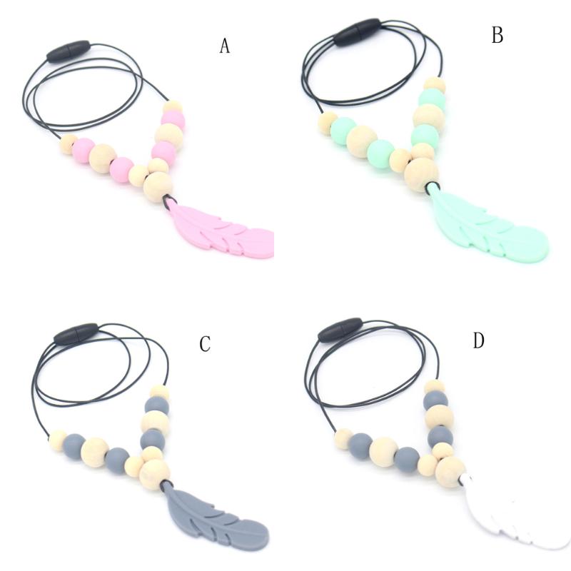 Hair Accessories 1pce Baby Silicone Teether Chain Charm Feather Beads Necklace Teething Toys Jewelry
Hair Accessories 1pce Baby Silicone Teether Chain Charm Feather Beads Necklace Teething Toys Jewelry