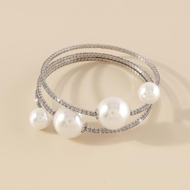 Charm Bracelets Baroque Pearl Bracelet Woman Bridal Party Fashion Layer Crystals Wedding Jewelry
Charm Bracelets Baroque Pearl Bracelet Woman Bridal Party Fashion Layer Crystals Wedding Jewelry