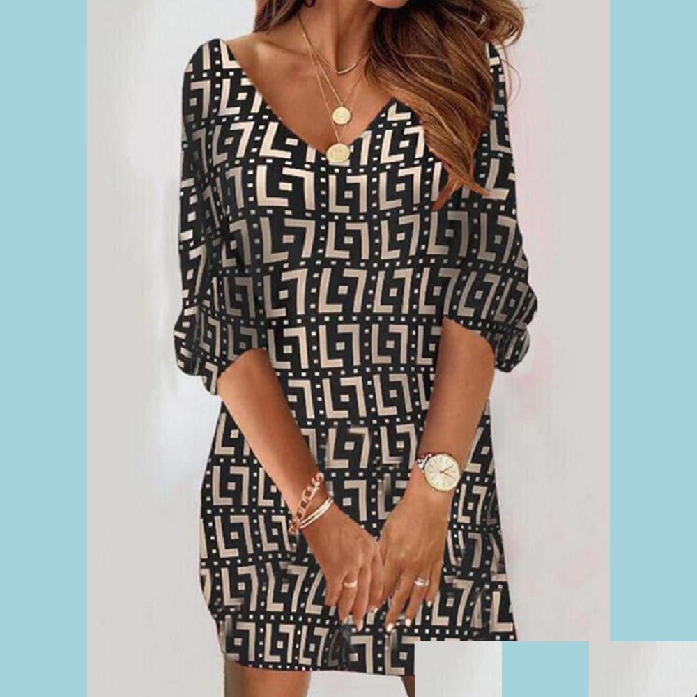Casual Dresses Spring Women Long Sleeve Dress Vneck Loose Tshirt Sexy Autumn Fashion Print Mini Female Girl Plover Dr Drop Delivery Dhg8C, 01 black gray
Casual Dresses Spring Women Long Sleeve Dress Vneck Loose Tshirt Sexy Autumn Fashion Print Mini Female Girl Plover Dr Drop Delivery Dhg8C, 01 black gray