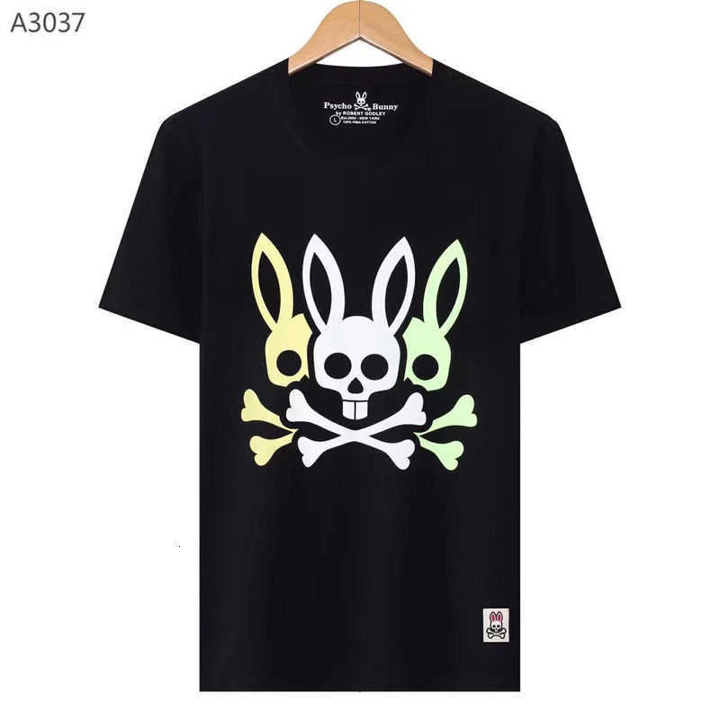 Psycho Bunny t Shirt Summer New Pima Cotton Tide Brand Skull Rabbit Men's Short Sleeve Printed Casual Versatile T-shirt Tees Tfkd Pmms, Black
Psycho Bunny t Shirt Summer New Pima Cotton Tide Brand Skull Rabbit Men's Short Sleeve Printed Casual Versatile T-shirt Tees Tfkd Pmms, Black