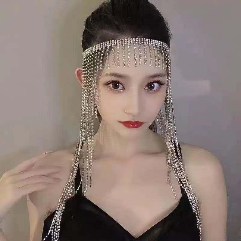 Hair Clips & Barrettes Fashion Long Tassel Rhine Stone Jewelry For Women's Sparkling Crystal Wedding Band Sweet Romantic Bridal Headband
Hair Clips & Barrettes Fashion Long Tassel Rhine Stone Jewelry For Women's Sparkling Crystal Wedding Band Sweet Romantic Bridal Headband