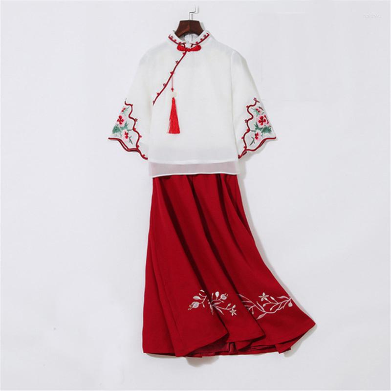 Ethnic Clothing Embroidered Fairy Ancient Hanfu Dress Traditional Chinese Dance Costumes Cheongsam Princess Pography Performance Outfit 
Ethnic Clothing Embroidered Fairy Ancient Hanfu Dress Traditional Chinese Dance Costumes Cheongsam Princess Pography Performance Outfit