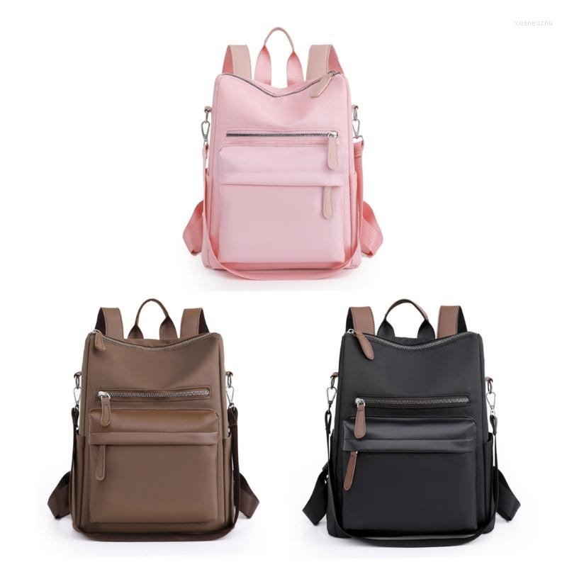 School Bags Large Capacity Backpacks For Women Waterproof Casual Backpack Student Schoolbags, Brown
School Bags Large Capacity Backpacks For Women Waterproof Casual Backpack Student Schoolbags, Brown