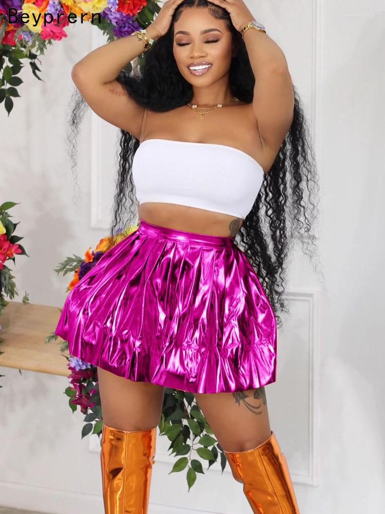 Skirts Beyprern Shiny Metallic Pleated Mini Skirt Summer Girls High Waist Dancing Runway Rave Outfits Wholesale Sexy Clubwear, Black
Skirts Beyprern Shiny Metallic Pleated Mini Skirt Summer Girls High Waist Dancing Runway Rave Outfits Wholesale Sexy Clubwear, Black
