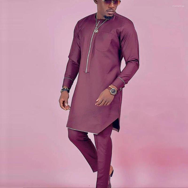 Men's Tracksuits In Summer Sets African Men's Clothing Solid Color Simple Shirt And Social Pants 2-Piece Set Party Business Suit, Red
Men's Tracksuits In Summer Sets African Men's Clothing Solid Color Simple Shirt And Social Pants 2-Piece Set Party Business Suit, Red