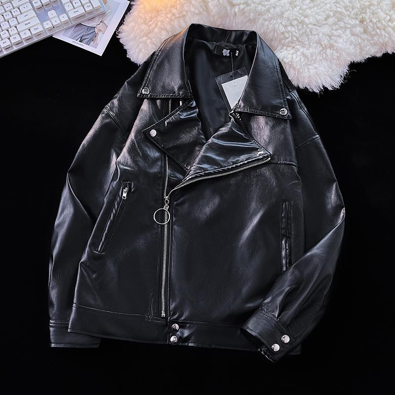 Men's Jackets Autumn And Winter Leather Jacket Men's Loose Versatile High-street Korean Version Clothes, Qxj917-4
Men's Jackets Autumn And Winter Leather Jacket Men's Loose Versatile High-street Korean Version Clothes, Qxj917-4