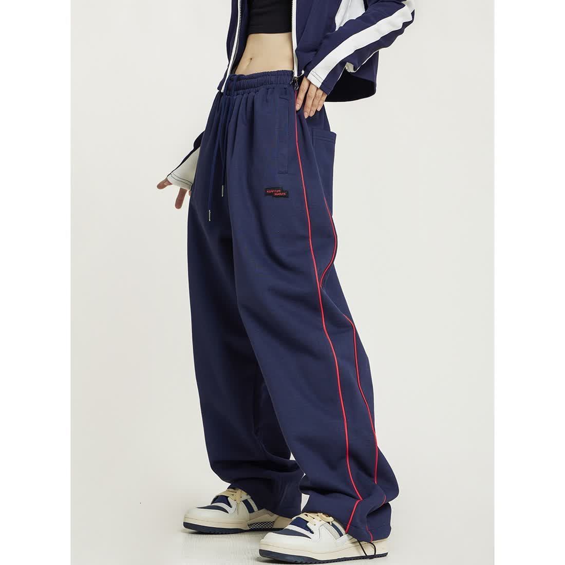 Men's Pants Spring and autumn style retro striped straight trousers men women drape wideleg casual allmatch sports pants 230512
Men's Pants Spring and autumn style retro striped straight trousers men women drape wideleg casual allmatch sports pants 230512