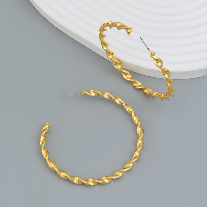 Hoop Earrings Exaggerated Big Twisted Circle For Women Aros Simple Round Loop Ear Jewelry Brincos
Hoop Earrings Exaggerated Big Twisted Circle For Women Aros Simple Round Loop Ear Jewelry Brincos