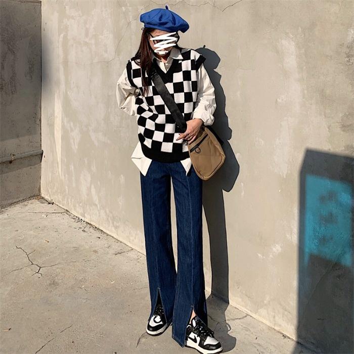 Women' Jeans 2023 Blue Straight High Waist Loose For Women Retro Wide Leg PantsNuyoah, Dark blue
Women' Jeans 2023 Blue Straight High Waist Loose For Women Retro Wide Leg PantsNuyoah, Dark blue