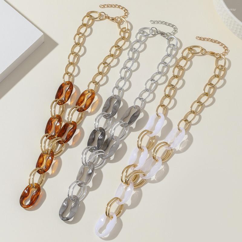 Chains HOCOLE Vintage Punk Gothic Thick Chain Necklace For Women Gold Silver Color Fashion Portrait Chunky Necklaces Jewelry
Chains HOCOLE Vintage Punk Gothic Thick Chain Necklace For Women Gold Silver Color Fashion Portrait Chunky Necklaces Jewelry