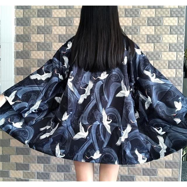 Ethnic Clothing Women Kimono Japanese Yukata Haori Cardigan Samurai Jacket Cosplay Costume Streetwear Blouse Shirt Femme
Ethnic Clothing Women Kimono Japanese Yukata Haori Cardigan Samurai Jacket Cosplay Costume Streetwear Blouse Shirt Femme