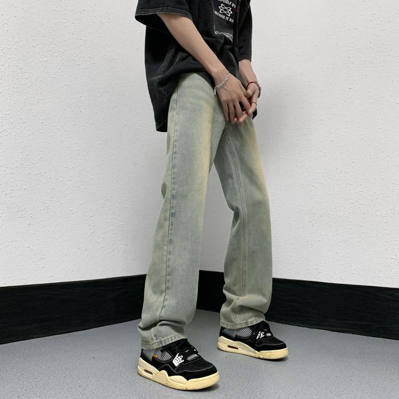 Men's Jeans American Style Y2k Straight Tube Men's Wash Vintage Baggy Fashion Streetwear Men Denim Trouser Harajuku Hip Hop Pants, Black
Men's Jeans American Style Y2k Straight Tube Men's Wash Vintage Baggy Fashion Streetwear Men Denim Trouser Harajuku Hip Hop Pants, Black