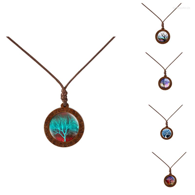 Pendant Necklaces Vintage Natural Wood Tree Of Life Necklace Handmade Adjustable Leather Rope Wedding Jewelry For Women Dz628
Pendant Necklaces Vintage Natural Wood Tree Of Life Necklace Handmade Adjustable Leather Rope Wedding Jewelry For Women Dz628