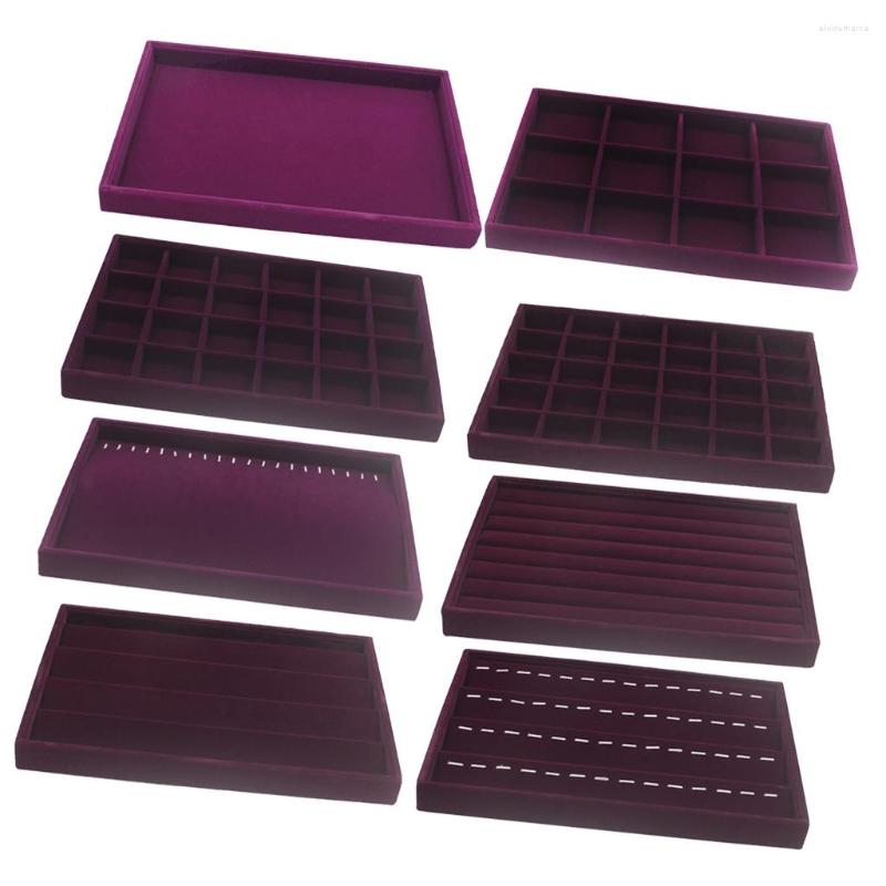 Jewelry Pouches Velvet Stackable Jewellery Display Tray Showcase For Necklace Bracelet Ring Organizer Storage Purple 35 X 24 3cm
Jewelry Pouches Velvet Stackable Jewellery Display Tray Showcase For Necklace Bracelet Ring Organizer Storage Purple 35 X 24 3cm