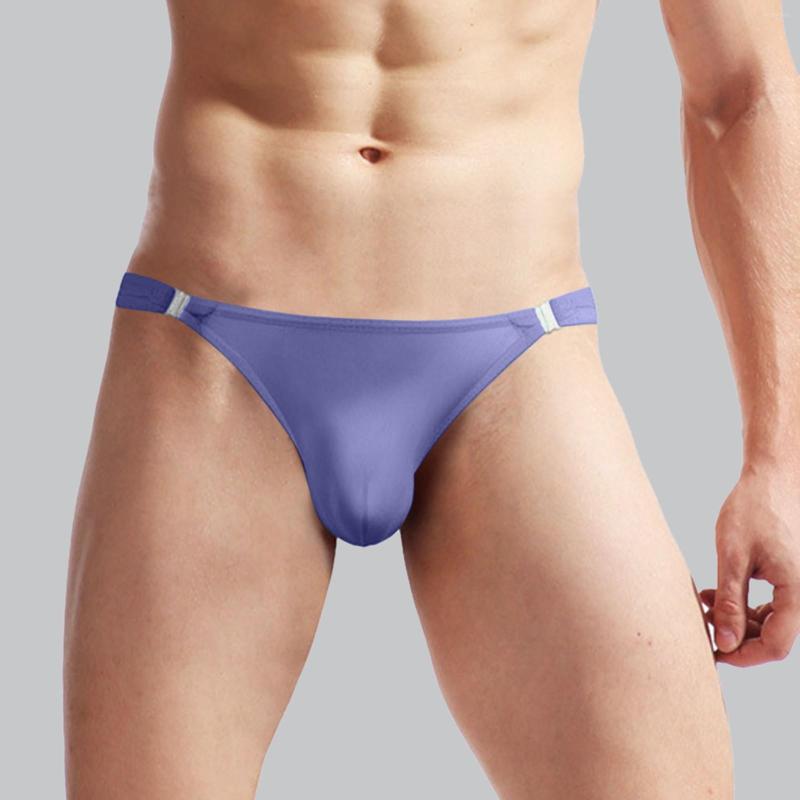 Underpants Sexy Briefs Men's Underwear Ice Silk Low Waist Buckle Fit Translucent Stretch Panties Solid Bikini Interior Hombre, Khaki
Underpants Sexy Briefs Men's Underwear Ice Silk Low Waist Buckle Fit Translucent Stretch Panties Solid Bikini Interior Hombre, Khaki