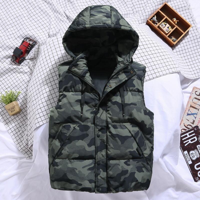Men's Vests Men Vest Casual Autumn Winter Hooded Sleeveless Jackets Fashion Camouflage Male Waistcoat Plus Size Clothing Black
Men's Vests Men Vest Casual Autumn Winter Hooded Sleeveless Jackets Fashion Camouflage Male Waistcoat Plus Size Clothing Black