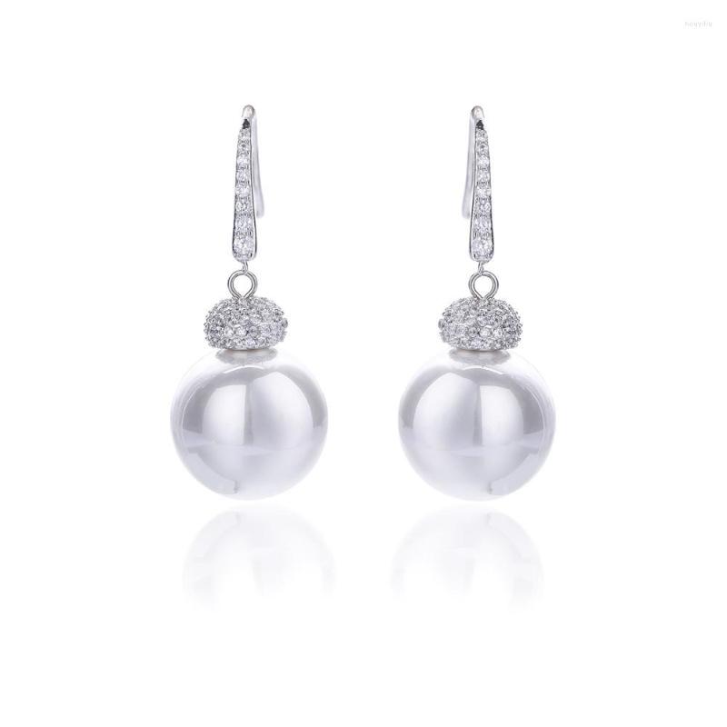 Stud Earrings 5A Level Cubic Zirconia CZ Pearl Earring For Wedding Prom Dangle Women Bride Jewelry CE10956
Stud Earrings 5A Level Cubic Zirconia CZ Pearl Earring For Wedding Prom Dangle Women Bride Jewelry CE10956