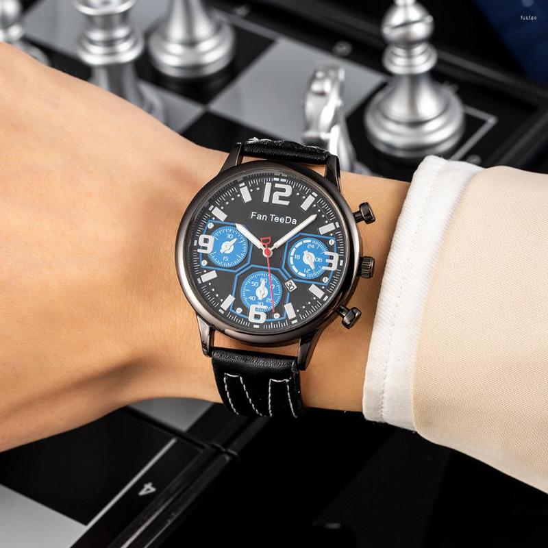 Wristwatches Fashion Luxury Watch Men Top Business Calendar Leather Strap For Mens Military Sport Quartz Watches Relogio Masculino
Wristwatches Fashion Luxury Watch Men Top Business Calendar Leather Strap For Mens Military Sport Quartz Watches Relogio Masculino
