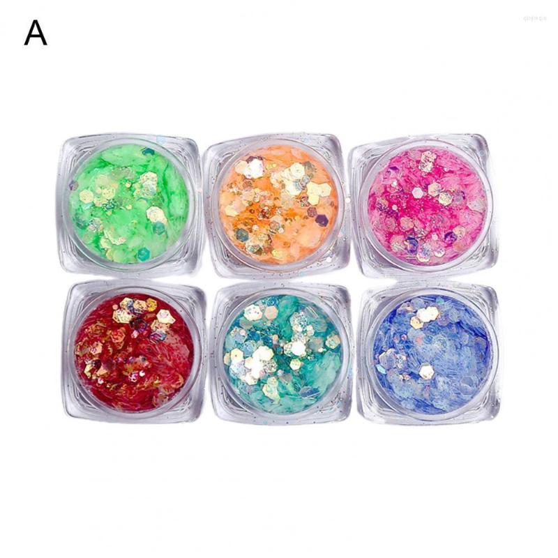 Nail Art Decorations 6Bottles/Box Manicure Glitter Creative Multicolor Sequin Holographic Shimmer Powder PET Ornament Stickers Particle
Nail Art Decorations 6Bottles/Box Manicure Glitter Creative Multicolor Sequin Holographic Shimmer Powder PET Ornament Stickers Particle