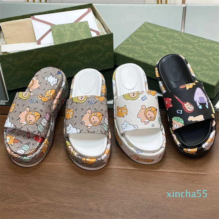 Women Animal Print Rubber Slide Sandal Designer Slipper Platform Sandals Printing Luxury Ladies Flip Flops design beach Shoes
Women Animal Print Rubber Slide Sandal Designer Slipper Platform Sandals Printing Luxury Ladies Flip Flops design beach Shoes
