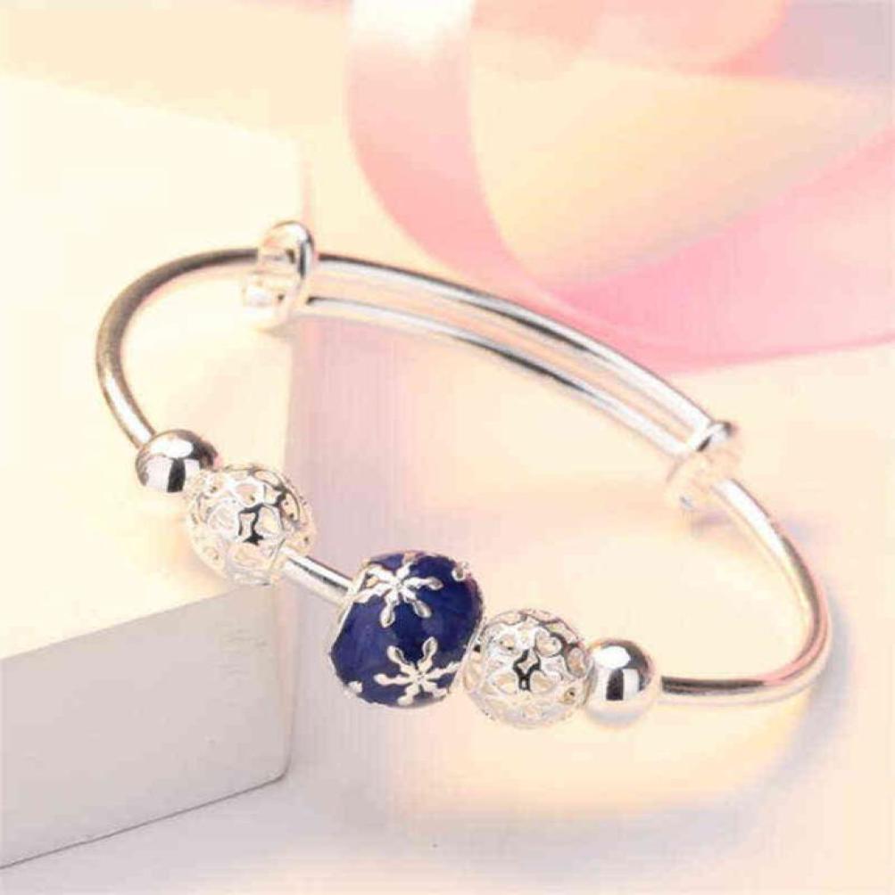 925 Sterling Silver Round Bead Snowflake Dreamcatcher Charm Bracelet bangle for Women Elegant 2021 Jewelry Gift Sl3036986976
925 Sterling Silver Round Bead Snowflake Dreamcatcher Charm Bracelet bangle for Women Elegant 2021 Jewelry Gift Sl3036986976